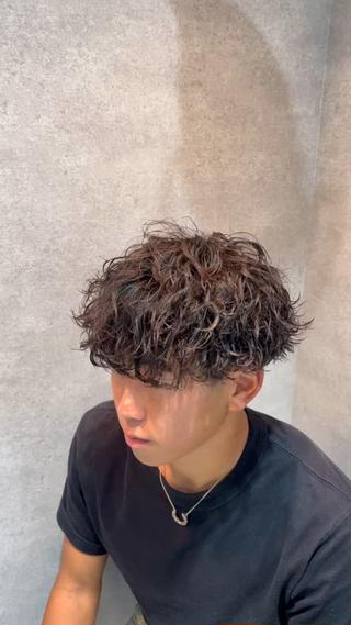 パーマ メンズ 🔥シャドウパーマ 特化🔥勇斗のヘアスタイル