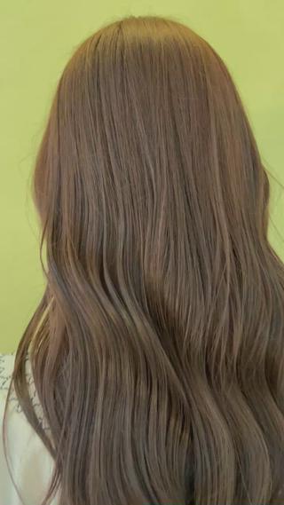 ロング カラー 艶カラー/エクステ/ 藤原リックのヘアスタイル