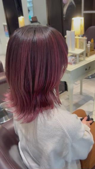 ローズピンクバレイヤージュ
 