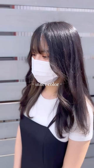 大人気のインナーカラー是非私に可愛くさせてください 