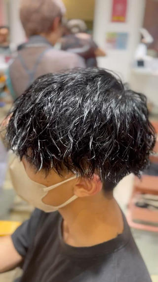 パーマ メンズ ミシェル /韓国ヘア🕊️のヘアスタイル