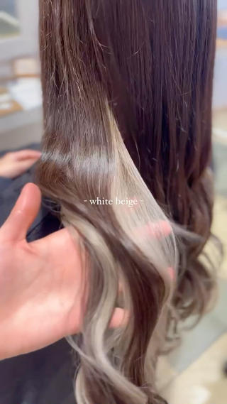 セミロング カラー ミシェル /韓国ヘア🕊️のヘアスタイル