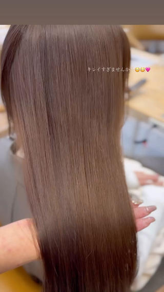 ロング カラー ツヤ髪になりたい方へ 🩷柴田知亜希のヘアスタイル