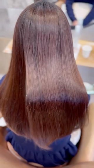 ロング カラー ヘアアレンジ ツヤ髪になりたい方へ 🩷柴田知亜希のヘアスタイル