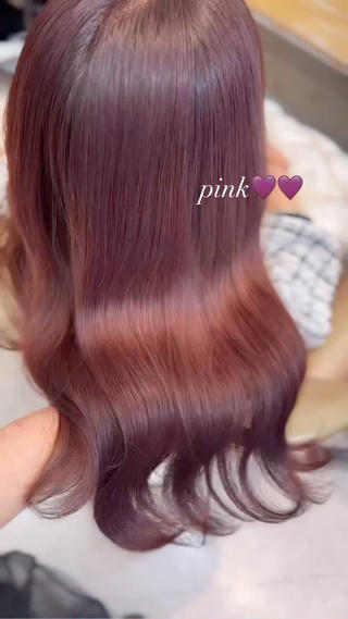 ロング カラー ツヤ髪になりたい方へ 🩷柴田知亜希のヘアスタイル