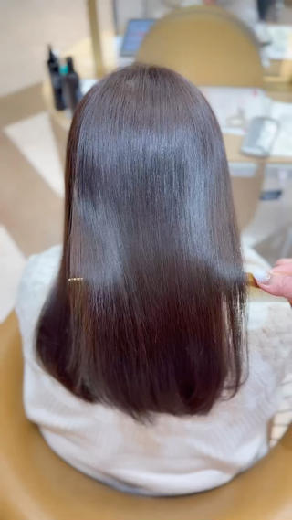 ロング カラー ツヤ髪になりたい方へ 🩷柴田知亜希のヘアスタイル