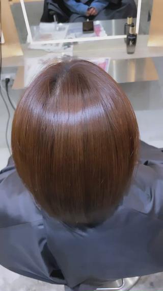 セミロング 髪質改善サロンR’eel銀座所属・🌹圧倒的な縮毛矯正 🌹篠崎祥吾のヘアスタイル