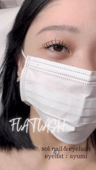 フラットラッシュ140本 