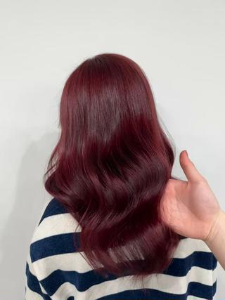 ミディアム 透明感カラー/外苑前 /MIRAI🇰🇷のヘアスタイル