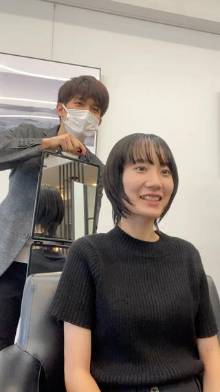 プツっと感を残したショートウルフスタイル！！ 