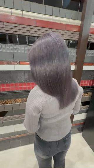 ミディアム カラー ショート×ブリーチ 🪞問屋町/yujiのヘアスタイル