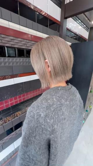 ショート カラー ショート×ブリーチ 🪞問屋町/yujiのヘアスタイル