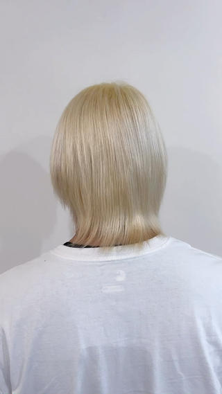 ブリーチのみ ブロンドブリーチ数回必要です!!