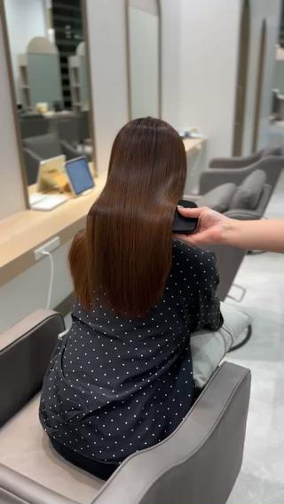 髪質改善ストレート.*・゚