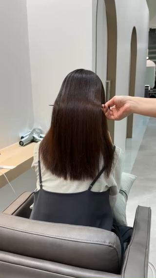 髪質改善ストレート.*・゚