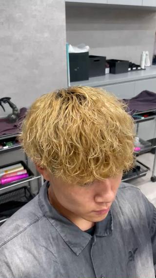 ショート パーマ指名率No1 メンズ特化ケイトのヘアスタイル