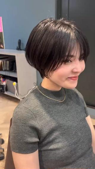 ショート 梅田/白髪ぼかし Maiのヘアスタイル