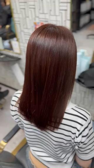 ロング 北村 理奈のヘアスタイル