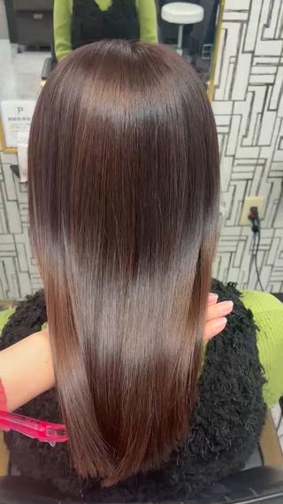 セミロング 北村 理奈のヘアスタイル