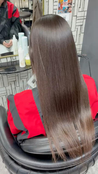 ロング 北村 理奈のヘアスタイル