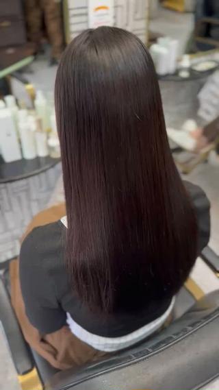 ロング 北村 理奈のヘアスタイル