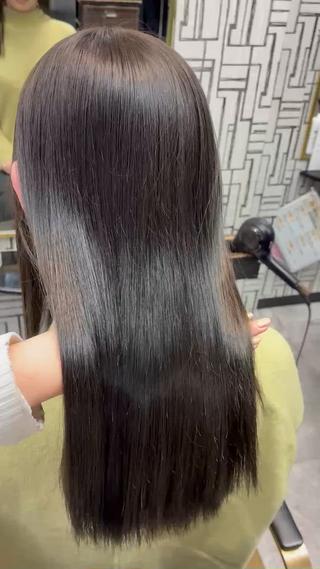 ロング 北村 理奈のヘアスタイル