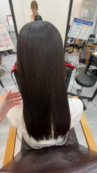 ロング 北村 理奈のヘアスタイル