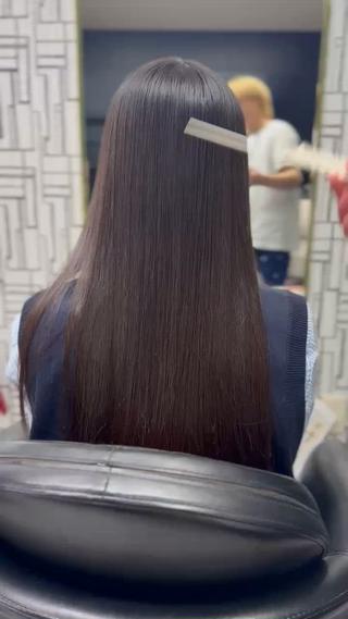 ロング 北村 理奈のヘアスタイル