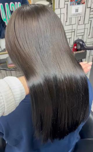 ロング 北村 理奈のヘアスタイル