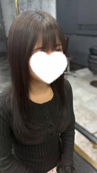 ロング 北村 理奈のヘアスタイル