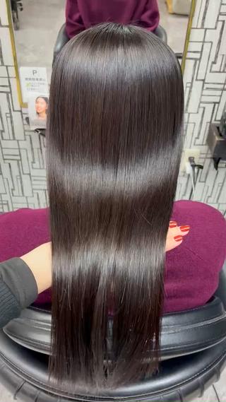 ロング 北村 理奈のヘアスタイル