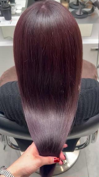 カラー 透明感/艶カラー/ 暖色/Runa✨🤍のヘアスタイル