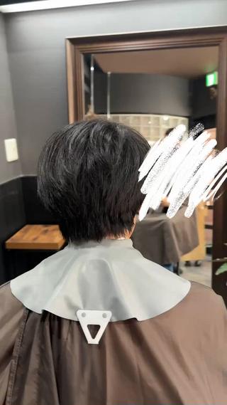 ショート パーマ メンズ Hair design Na.B所属・ジユン 지윤のヘアスタイル