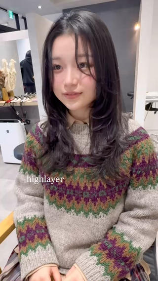 ロング カラー 🍊暖色×顔周り 🍊cocoroのヘアスタイル