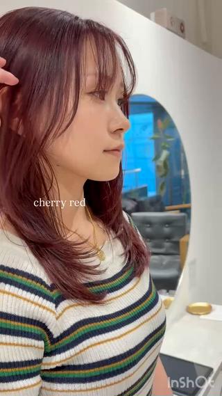 セミロング カラー 🍊暖色×顔周り 🍊cocoroのヘアスタイル