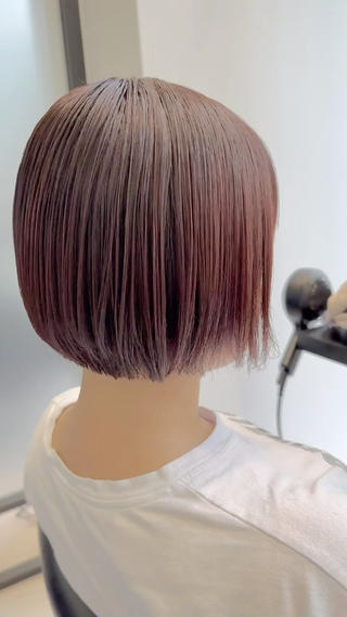 ショート SALOWIN心斎橋Suite店所属・洗っても取れない 髪質改善|OJIROのヘアスタイル