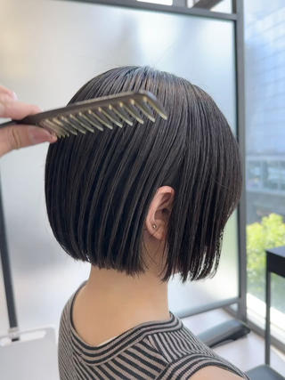 ショート SALOWIN心斎橋Suite店所属・洗っても取れない 髪質改善|OJIROのヘアスタイル