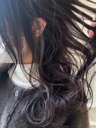 ロング カラー ベージュ/インナー カラー🤍Rieのヘアスタイル