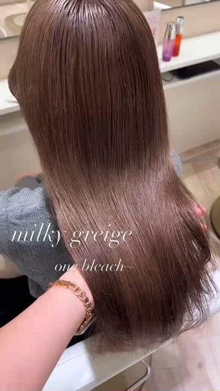 ロング カラー Parve  Mix /板野妃莉のヘアスタイル