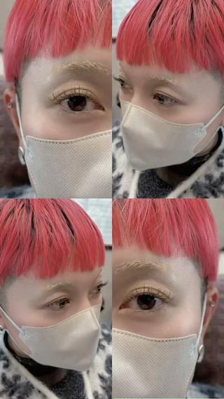 カラーエクステは
オールカラー+1100円
ハーフカラー＋550円で変更可能です 