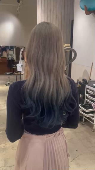 ブルーグラデーション 