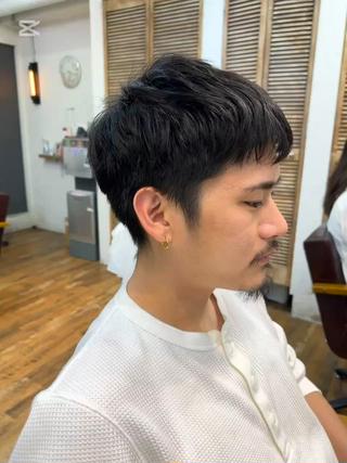 メンズ 髪質改善/レイヤー/ ショート/koshiのヘアスタイル