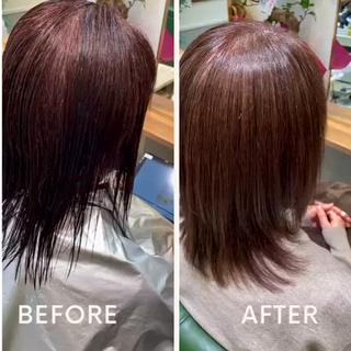 #髪質改善矯正#髪質改善ストレート 