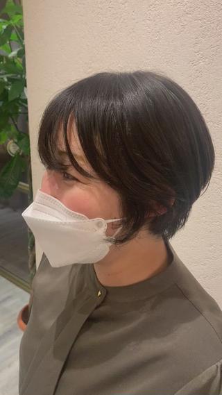 赤みを抑えた透明感カラー♡ 