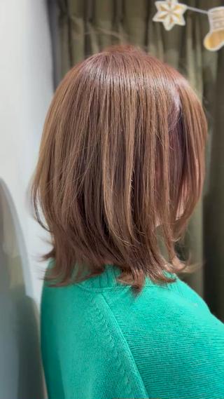 ミディアム カラー 美容室moon所属・韓国スタイル🇰🇷 annaのヘアスタイル