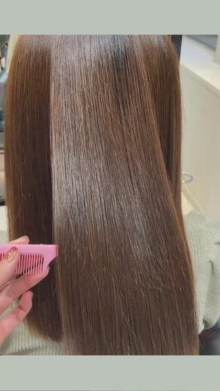 セミロング CUORE松戸本店 ♡ 岡野美南のヘアスタイル