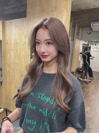 ロング カラー パーマ ヘアアレンジ メンズ キッズ ネイル マツエク・マツパ アイブロウ foi. フォワ所属・🇰🇷韓国トレンド ヘア🇰🇷高田のヘアスタイル