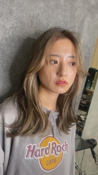 ロング カラー パーマ ヘアアレンジ メンズ キッズ ネイル マツエク・マツパ アイブロウ foi. フォワ所属・🇰🇷韓国トレンド ヘア🇰🇷高田のヘアスタイル