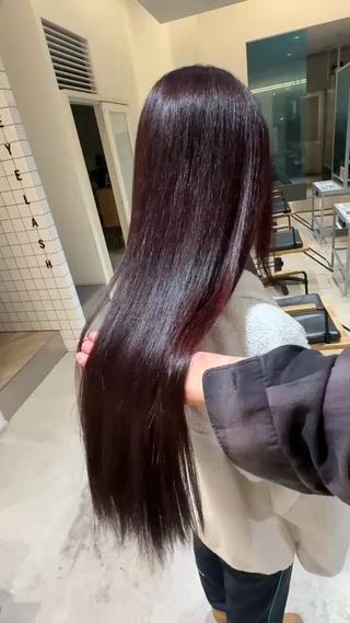 ブリーチorブリーチなしダブルカラーでできるワインレッド 