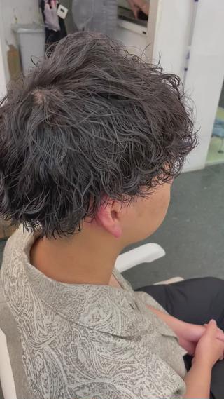 パーマ メンズ 💇🏻‍♂️パーマ ニキ✨本田龍斗のヘアスタイル